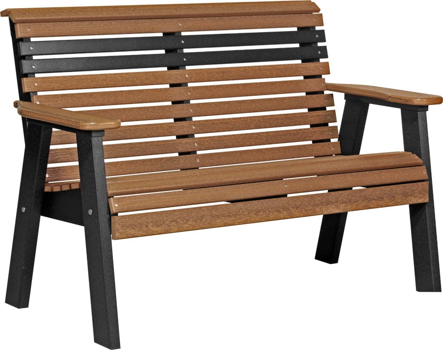 LuxCraft 4' Poly Plain Bench 4PPB