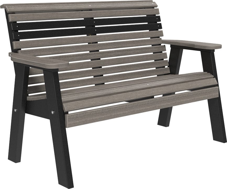 LuxCraft 4' Poly Plain Bench 4PPB