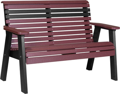 LuxCraft 4' Poly Plain Bench 4PPB