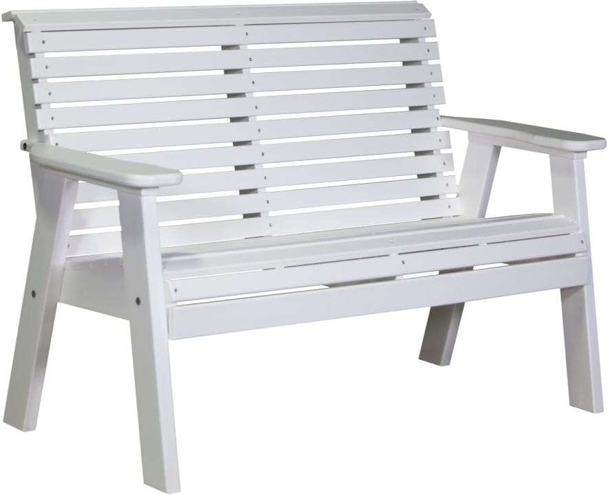 LuxCraft 4' Poly Plain Bench 4PPB