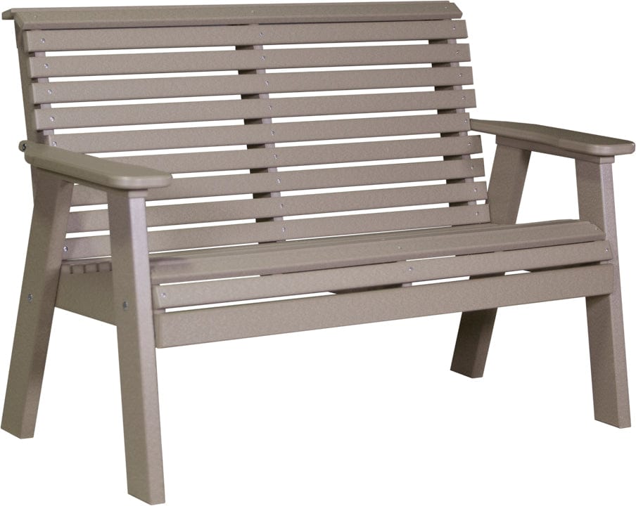 LuxCraft 4' Poly Plain Bench 4PPB