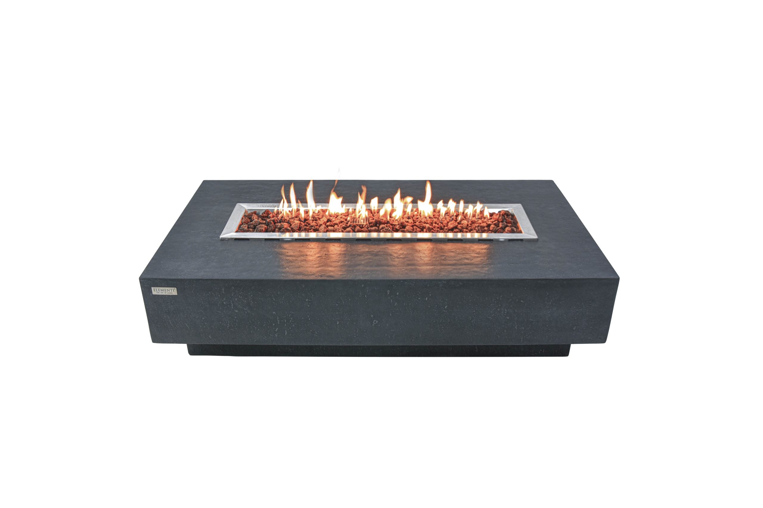 Elementi Hampton Fire Table - Dark Gray OFG139DG