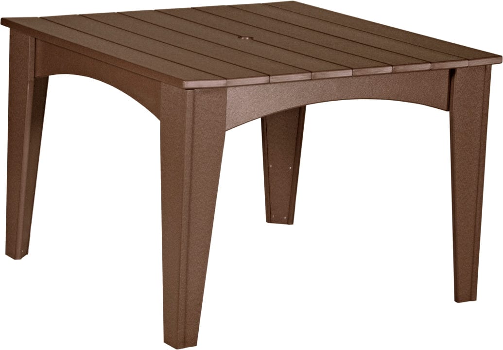 LuxCraft Poly Island Dining Table Square IDT44S
