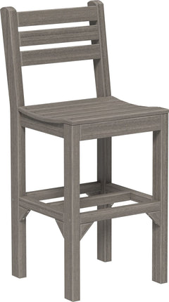 LuxCraft Poly Island Side Chair Bar Height ISCB