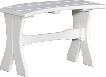 LuxCraft 28" Table Bench P28TB