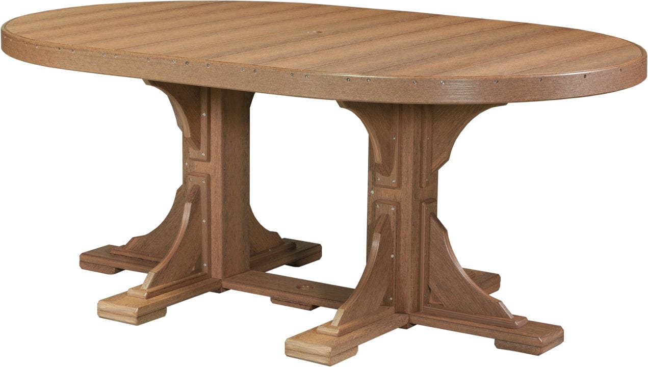 LuxCraft 4' x 6' Oval Table Dining Height P46OTD