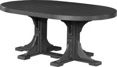 LuxCraft 4' x 6' Oval Table Dining Height P46OTD