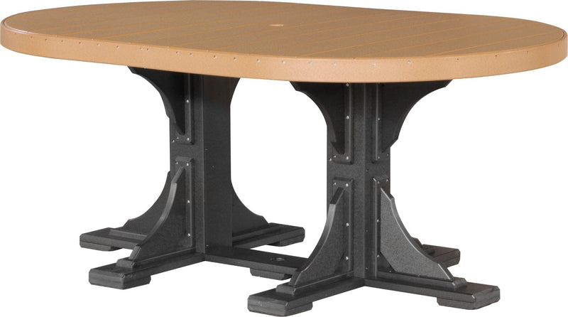 LuxCraft 4' x 6' Oval Table Dining Height P46OTD