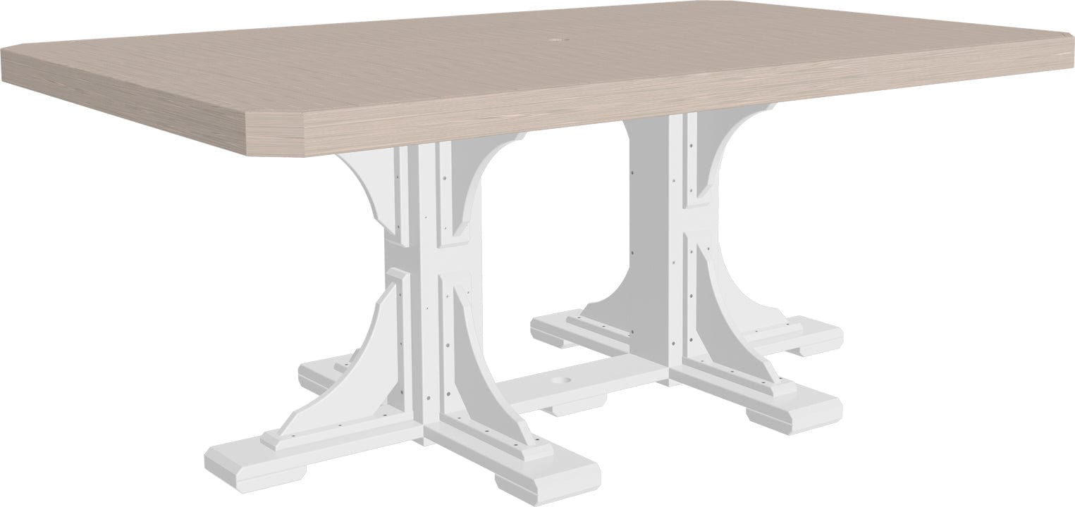 LuxCraft 4' x 6' Rectangular Table Dining Height P46RTD
