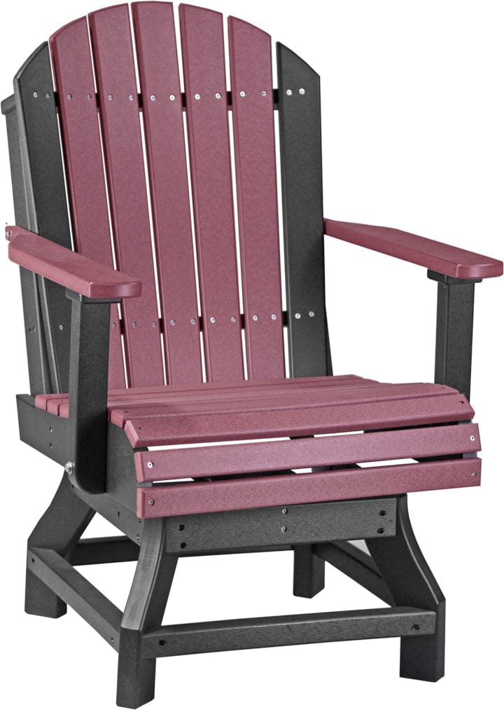 LuxCraft Poly Adirondack Swivel Chair Dining Height PASCD