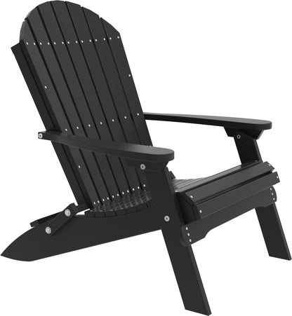 LuxCraft Poly Folding Adirondack Chair PFAC