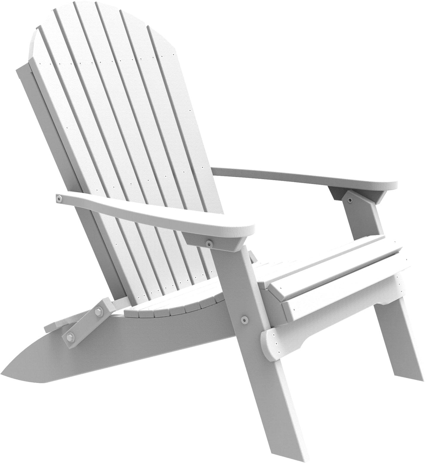 LuxCraft Poly Folding Adirondack Chair PFAC