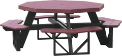 LuxCraft Poly Octagon Picnic Table POPT