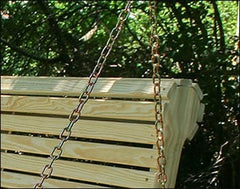 Creekvine 53" | 64" Treated Pine Rollback Porch Swing
