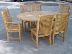 Anderson Teak Bahama Chicago 7-Pieces Dining Chair C Set-7
