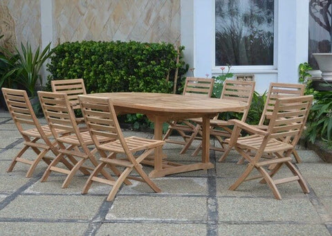 Image of Anderson Teak Bahama Andrew 9-Pieces Dining Set Set-30
