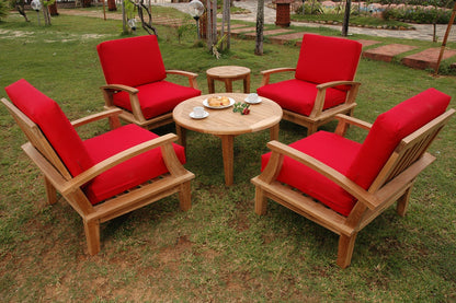 Anderson Teak Brianna 6-Pieces Deep Seating Armchair Set Set-43